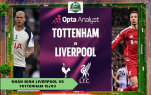 Nhận định Liverpool vs Tottenham 15/03